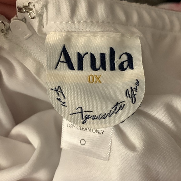 Arula Maeve Floral Pink and White Mini  Dress - Picture 5 of 6